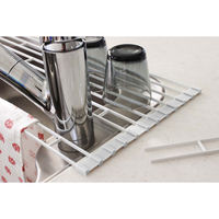 tower（タワー） 折り畳み水切りラック S ホワイト 1個 山崎実業 水切りかご