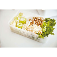 tower（タワー） 卓上水切りトレー 角型 ホワイト 1個 山崎実業