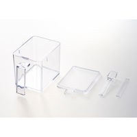 tower（タワー） 調味料ストッカー（2個）＆ラックセット ホワイト 調味料入れ 調味料ラック 山崎実業