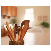 リストランテツール ウッド穴あきスパチュラ 1個 ベストコ