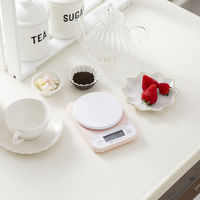 タニタ（TANITA） キッチンスケール 1kg ピンク KF100 1個 計量器 クッキングスケール　はかり