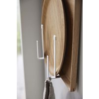 tower（タワー） マグネットキッチントレーホルダー 2個組 ホワイト 1個 山崎実業 キッチン収納