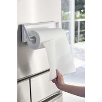 tower（タワー） 片手でカットマグネットキッチンペーパーホルダー ホワイト 1個 山崎実業 キッチン収納