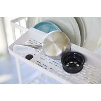 tower（タワー） スリーウェイ水切りワイヤーバスケット 2段 スリム ホワイト 1個 山崎実業 キッチン収納