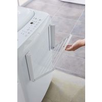 tower（タワー） 洗濯機横マグネット折り畳み棚 ホワイト 1個 山崎実業