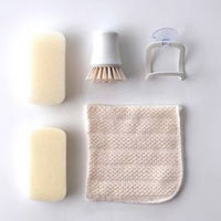 清潔謹製 抗菌キッチンブラシ ざる フライパン こびりつき汚れ 1個 マーナ