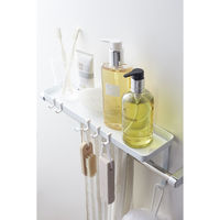 tower（タワー） タオル掛け上ラック 浴室壁面収納 ホワイト 山崎実業