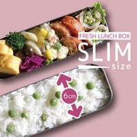 サーモス（THERMOS） フレッシュランチボックス 弁当箱 2段 635ml ダスティピンク DSA-604W DTP