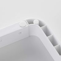 tower（タワー） シンク下 伸縮鍋蓋＆フライパンスタンド ホワイト 1個 山崎実業