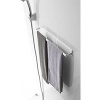 tower（タワー） マグネットバスルームタオルハンガー タワーワイド ホワイト 1個 山崎実業