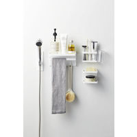 tower（タワー） マグネットバスルーム多機能ラック ホワイト 1個 山崎実業