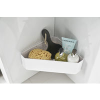 tower（タワー） マグネットバスルームコーナーおもちゃラック ホワイト 1個 山崎実業