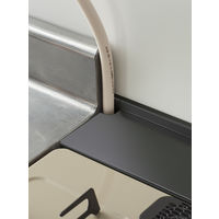 tower（タワー） コンロ奥隙間ラック ブラック 1個 山崎実業