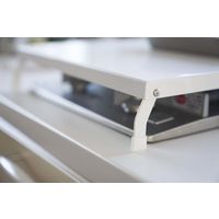 tower（タワー） 折り畳みガスコンロカバー ワイド ホワイト 1個 山崎実業