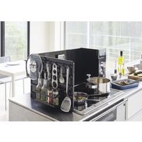 tower（タワー） 伸縮レンジガード ブラック 1個 山崎実業 【送料無料】