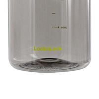 LIV PLUS ウォーターボトル 水筒  軽量 1L 大容量 ブラック ABF615BLK 1個