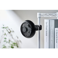 アイリスオーヤマ ポータブルファン クリップ式 PF-C2501-B 1個