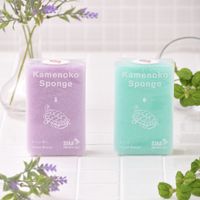 （季節・数量限定）亀の子スポンジ スタンダード 角型 キッチンスポンジ 抗菌・防カビ加工 ミント 1個 亀の子束子西尾商店