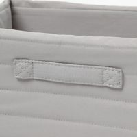 キルティング収納BOX(S) グレー LAKOLE/ラコレ