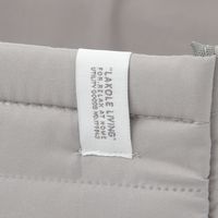 キルティング収納BOX(M) グレー LAKOLE/ラコレ