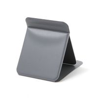 スリム折り畳みミラー(L) チャコール LAKOLE/ラコレ