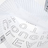 クリアチェックトートバッグ ブラック LAKOLE/ラコレ