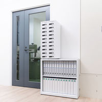 サンワサプライ 個別管理用スマートフォン保管庫 20台収納 縦長 ダイヤル錠 CAI-CABSP69 1台（直送品）