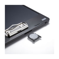 電子メモパッド 13インチ クリップ スタンド付き ブラック DH-320BK 1個 サンワサプライ（わけあり品）