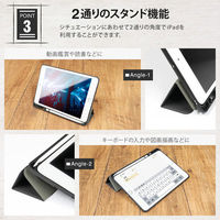 オウルテック iPad10.2インチ(第7世代)対応iPadケース ブラック OWL-CVIB10201-BK 1個（わけあり品）
