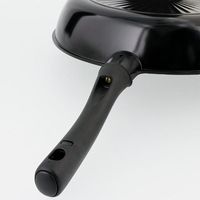 LIVPLUS フライパン 28cm ガス火専用 軽量 ブラック NMー383 1個