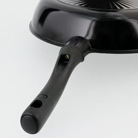 LIVPLUS フライパン 26cm ガス火専用 軽量 ブラック NMー382 1個