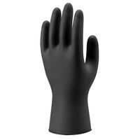 【使いきりニトリル手袋】ショーワグローブ No.891ニトリストブラック100枚 SS 891ーSS 1箱（100枚入）