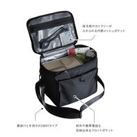 保冷ボックスバッグ maneuver ブラック 1個 シービージャパン