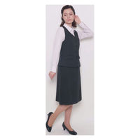 【再検品商品】ボンマックス ベスト グレイ 11号 AV1293 1着（わけあり品）