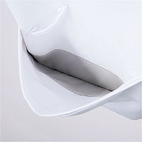 【再検品商品】住商モンブラン ジャケット メンズ 半袖 ホワイト×ネイビー PP202-19_M（わけあり品）