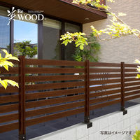 タカショー シンプルボーダーフェンス BEW-FE894BRW/4 1セット(4枚入)（直送品）