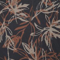 メンズ リーフ柄プリントボクサーパンツ S ブラック LAKOLE/ラコレ