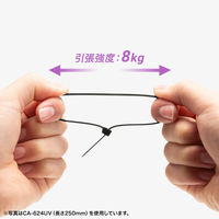 サンワサプライ  結束バンド（屋外用・耐候性・長さ100mm・幅2.5mm・500本入り） CA-621UV-500（直送品）