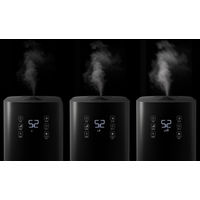 アイリスオーヤマ 上給水 ハイブリッド 加湿器  4.5L 加湿量500ml/h  ブラック UHK-500-B １台