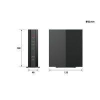 バッファロー 無線LAN親機（Wi-Fiルーター） 11ax/WiFi 6対応/1201+300Mbps/WSR-1500AX2S/DBK