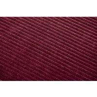 セルタン 丸型ビーズクッション L コーデュロイ 幅525×奥行510×高さ290mm ワインレッド A1191a-682RE 1台（直送品）