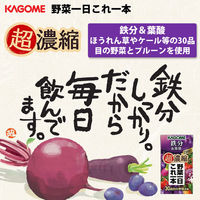 カゴメ　野菜一日これ一本超濃縮　鉄分　125ml　1箱（24本入）【野菜ジュース】