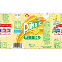 森永乳業 ピクニック バナナ・オレ 200ml 1箱（24本入）