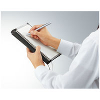 コクヨ カバーノートシステミックリングA5黒合皮 ノーV685B-D 1セット(2冊)