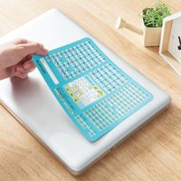 マウスパッド ローマ字一覧表付 抗菌 コンパクト ライトブルー MP-ROMM エレコム 1個