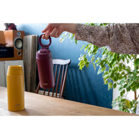 サーモス 水筒 500ml 取っ手付き ステンレス 真空断熱ケータイマグ JOO-500 パープル 392950 1個（直送品）