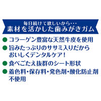 ペティオ 素材そのまま 天然牛皮とササミの歯みがきガム シート 小型犬～超大型犬用 75g 1袋 犬用 おやつ