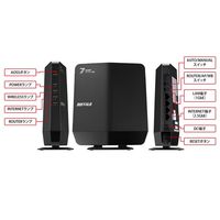 バッファロー 無線LAN親機11be/ax/ac/n/a/g/b 5764+688Mbps WSR6500BE6P/DWH 1個