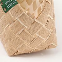 コットンウッドトライアングルバスケットM ナチュラル studio CLIP