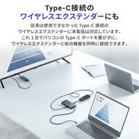 サンワサプライ USB TypeーC ドッキングステーション USB-DKM5BKN 1個